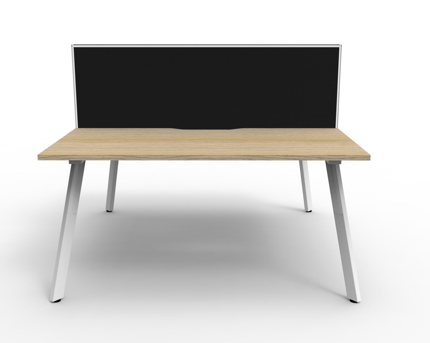 Eternity 2 Person Double Sided Back to Back Workstation Desk with a screen