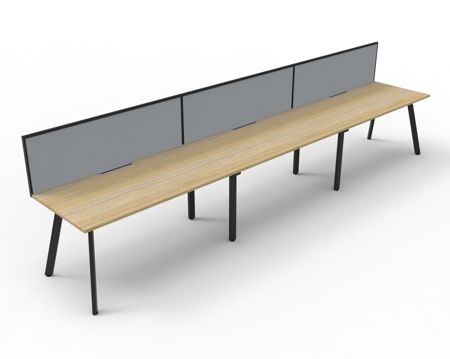 Delux Eternity Single Sided Workstation - POD of 3