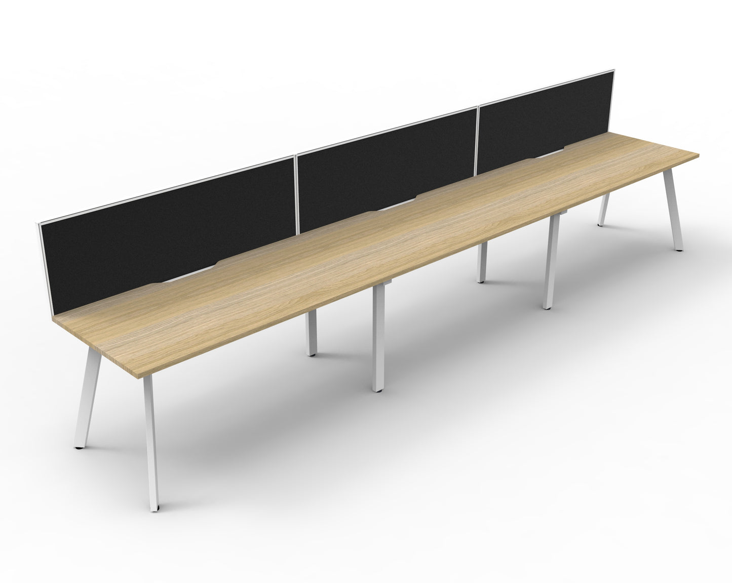 Delux Eternity Single Sided Workstation - POD of 3