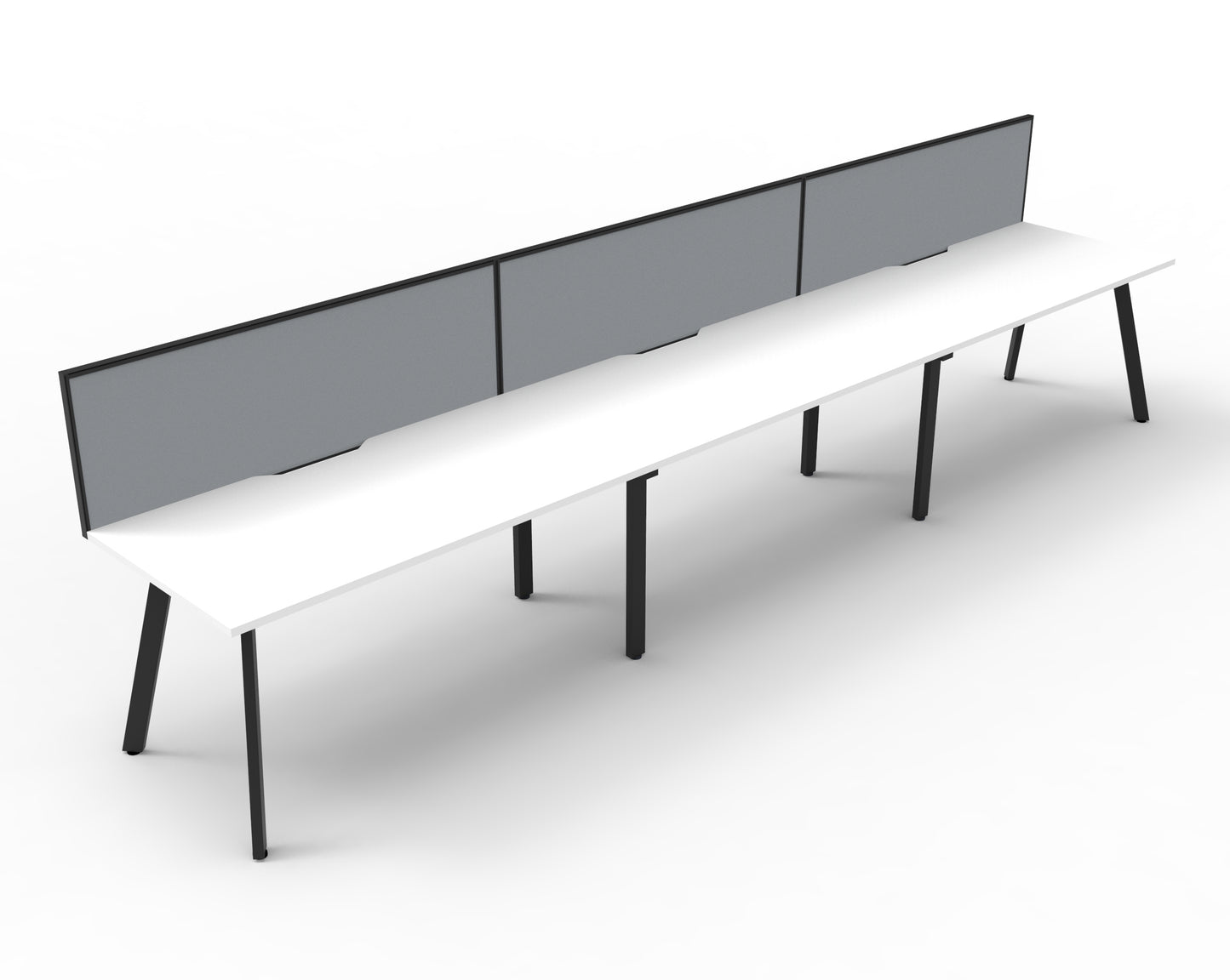 Delux Eternity Single Sided Workstation - POD of 3