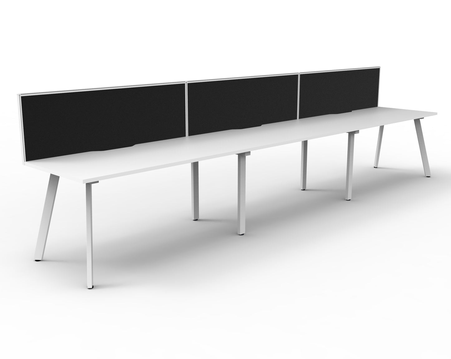 Delux Eternity Single Sided Workstation - POD of 3