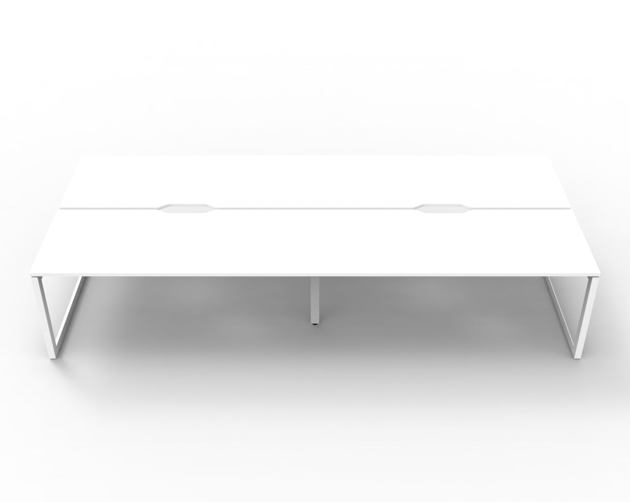 Delux Infinity Back to Back Loop Leg Workstation - POD Of 4