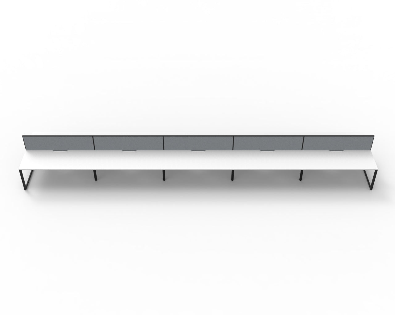 Delux Infinity Back to Back Loop Leg Workstation - POD Of 10