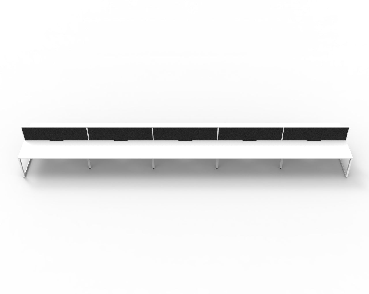 Delux Infinity Back to Back Loop Leg Workstation - POD Of 10