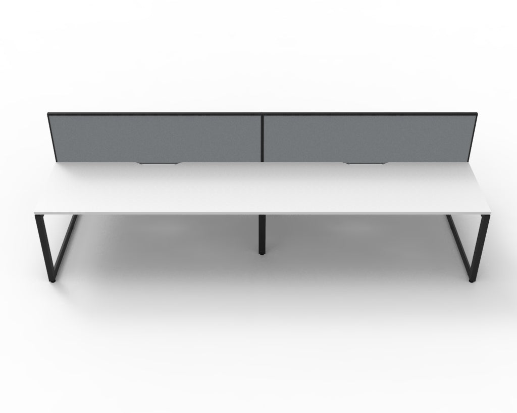 Delux Infinity Back to Back Loop Leg Workstation - POD Of 4