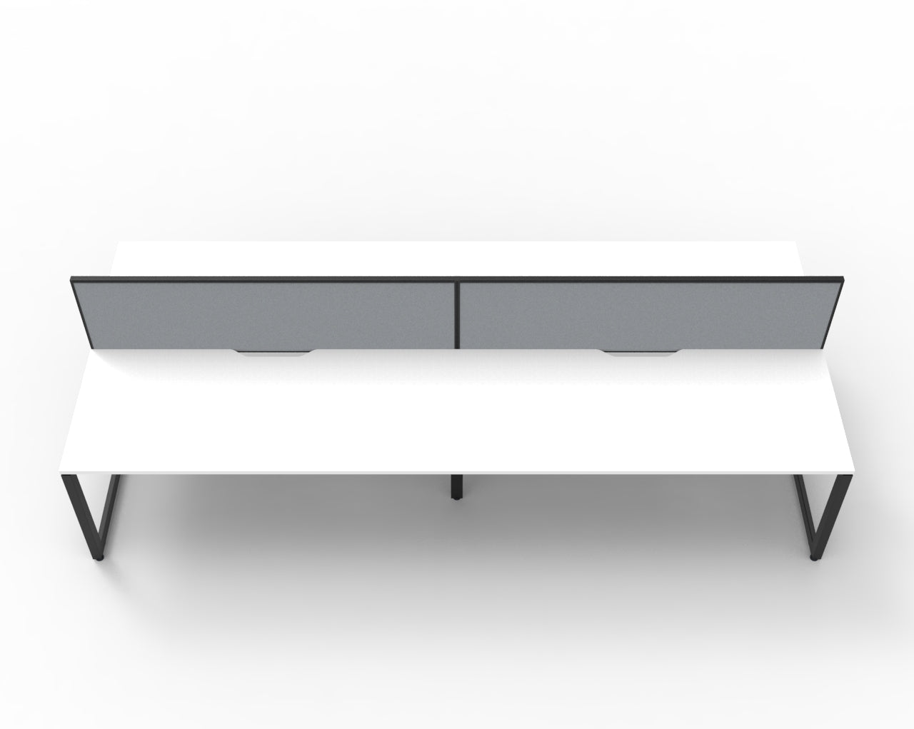 Delux Infinity Back to Back Loop Leg Workstation - POD Of 4