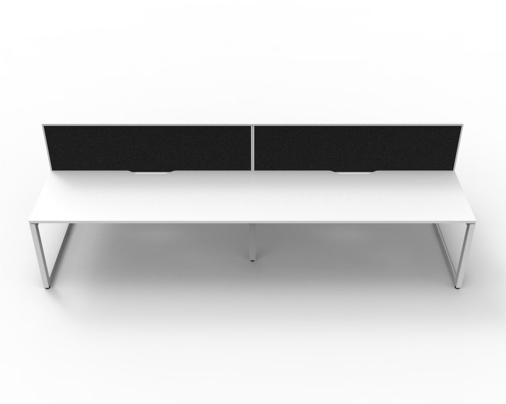 Delux Infinity Back to Back Loop Leg Workstation - POD Of 4