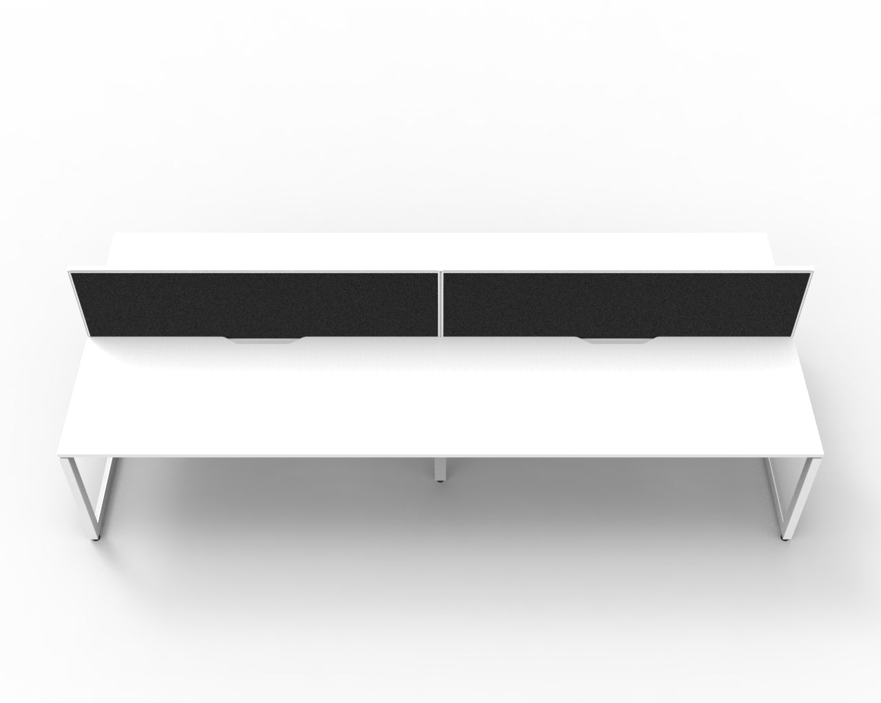 Delux Infinity Back to Back Loop Leg Workstation - POD Of 4