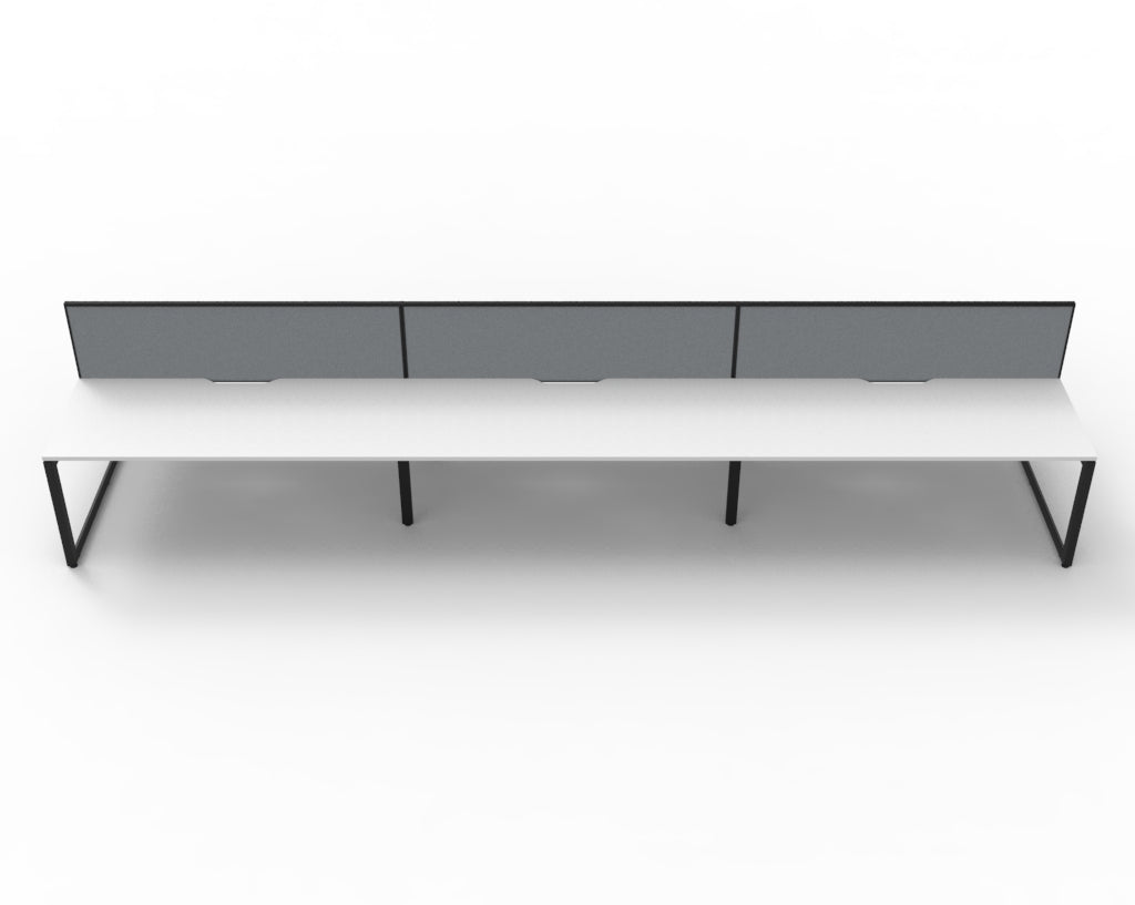 Delux Infinity Back to Back Loop Leg Workstation - POD Of 6