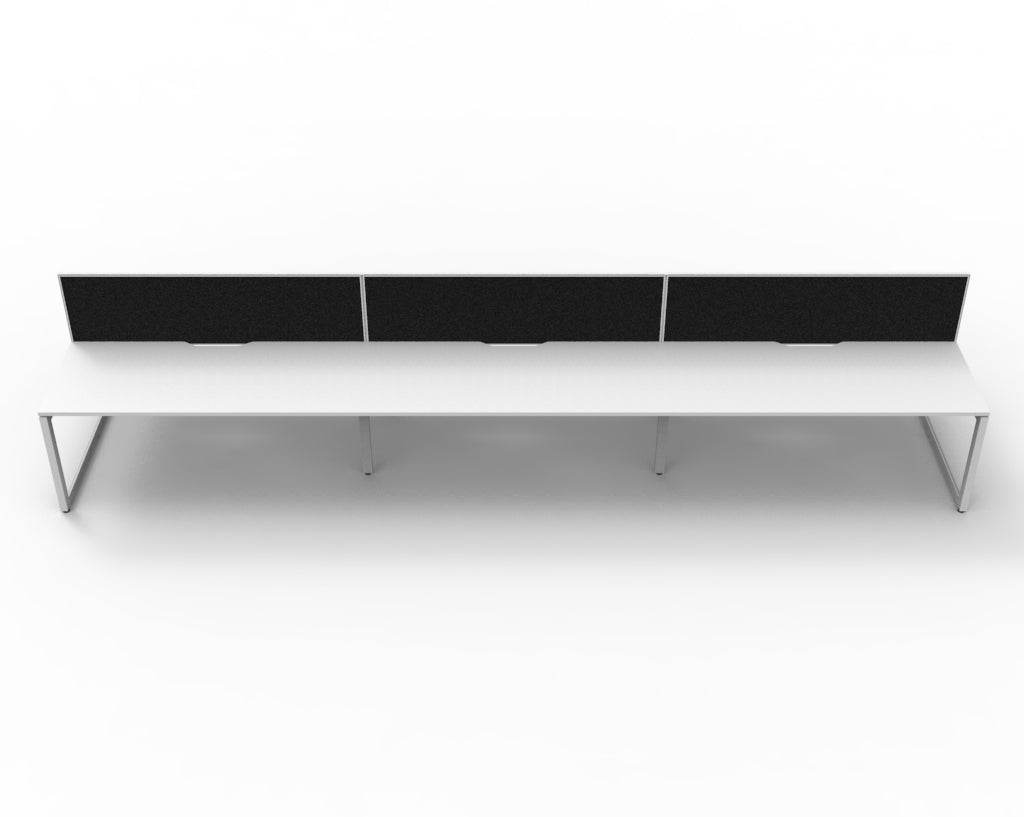 Delux Infinity Back to Back Loop Leg Workstation - POD Of 6