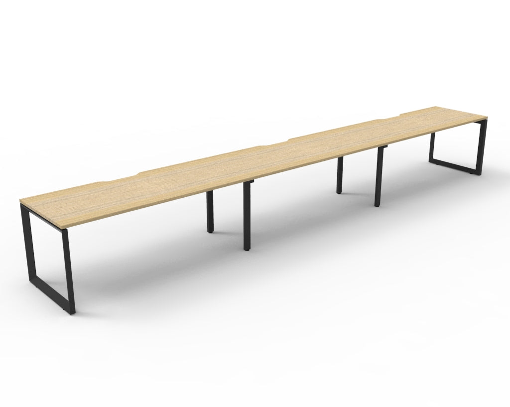 Delux Infinity Single Sided Loop Leg Workstation - POD Of 3
