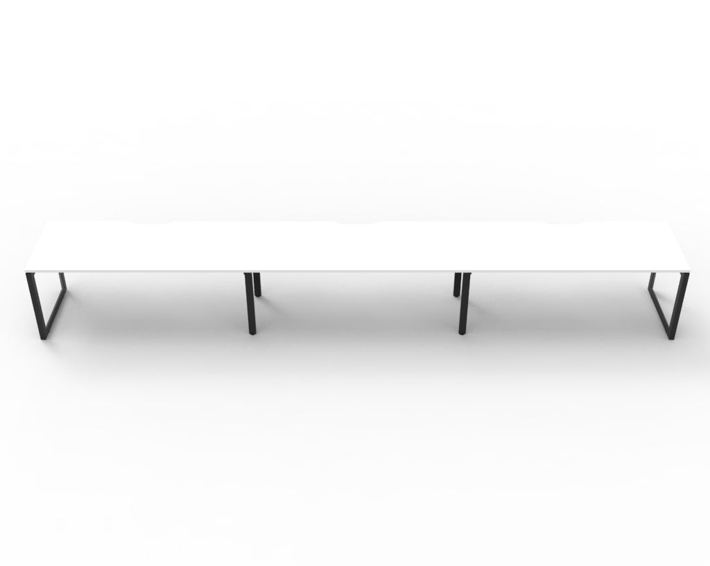 Delux Infinity Single Sided Loop Leg Workstation - POD Of 3