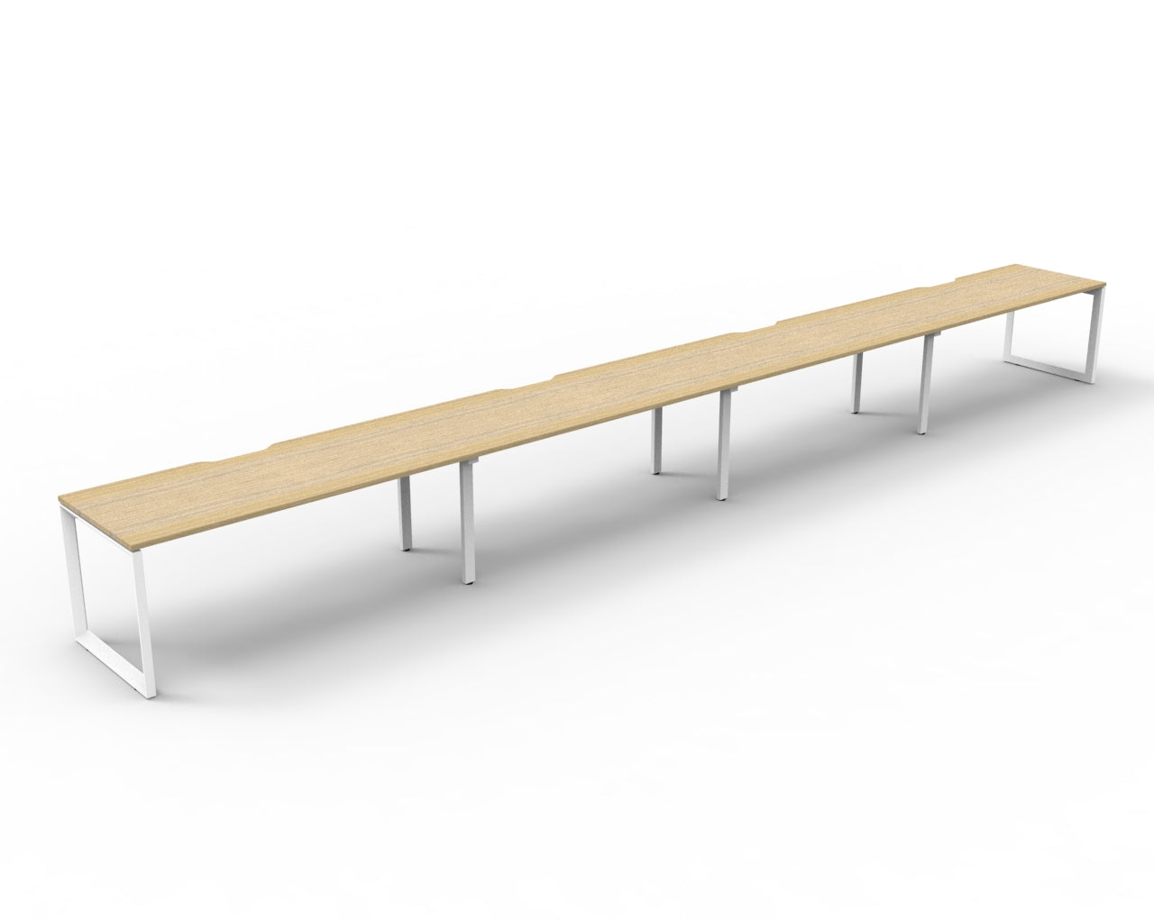 Delux Infinity Single Sided Loop Leg Workstation - POD Of 4