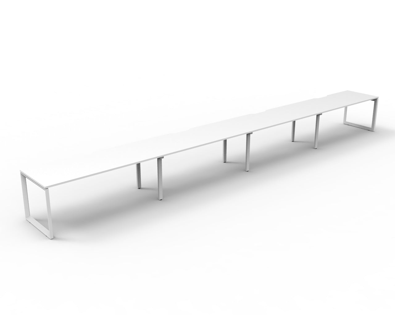 Delux Infinity Single Sided Loop Leg Workstation - POD Of 4