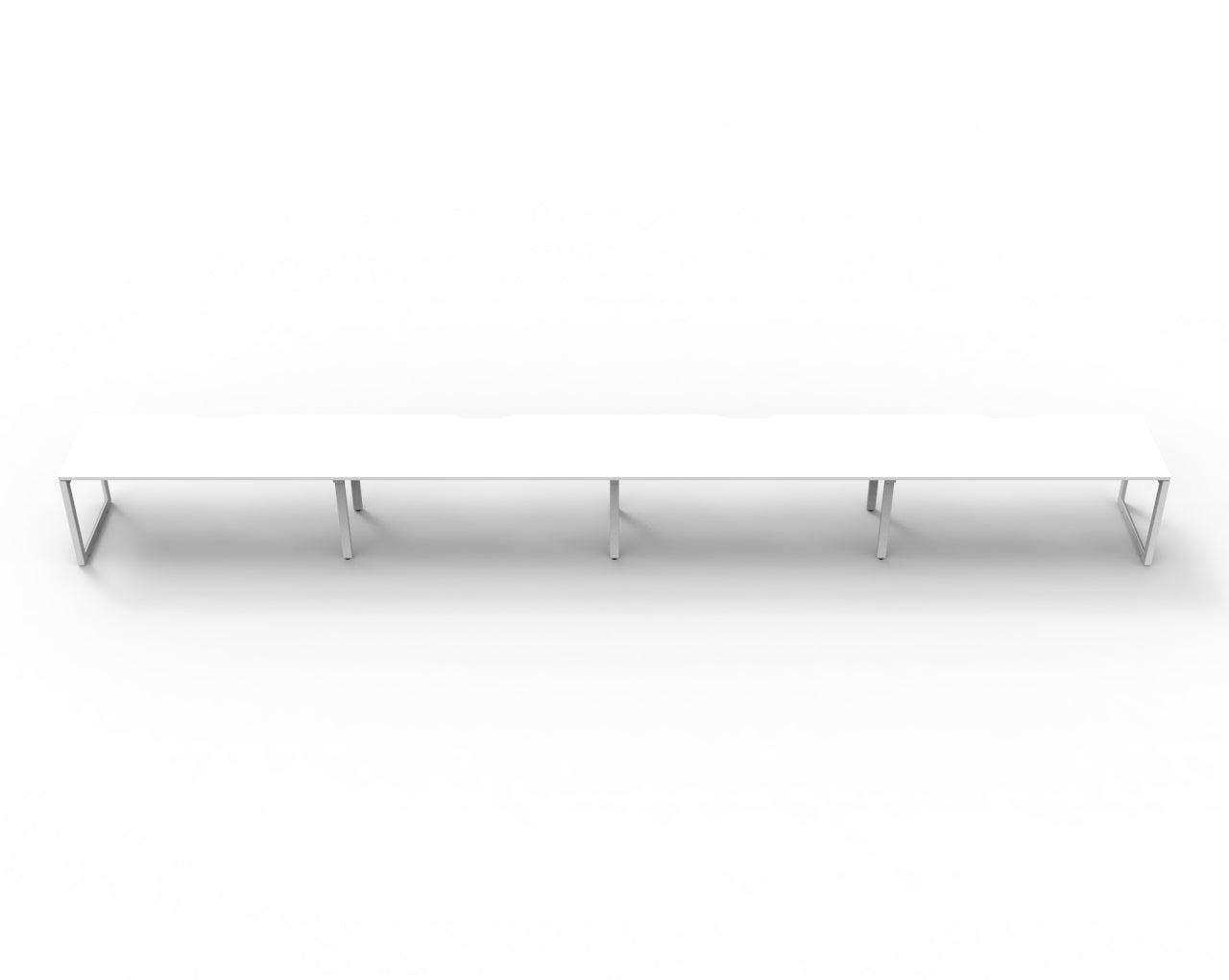Delux Infinity Single Sided Loop Leg Workstation - POD Of 4