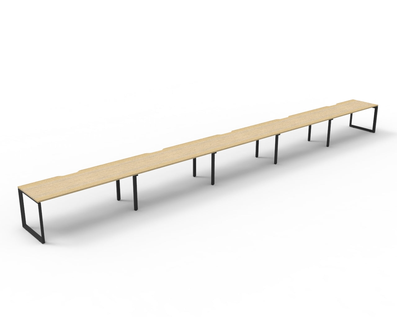 Delux Infinity Single Sided Loop Leg Workstation - POD Of 5