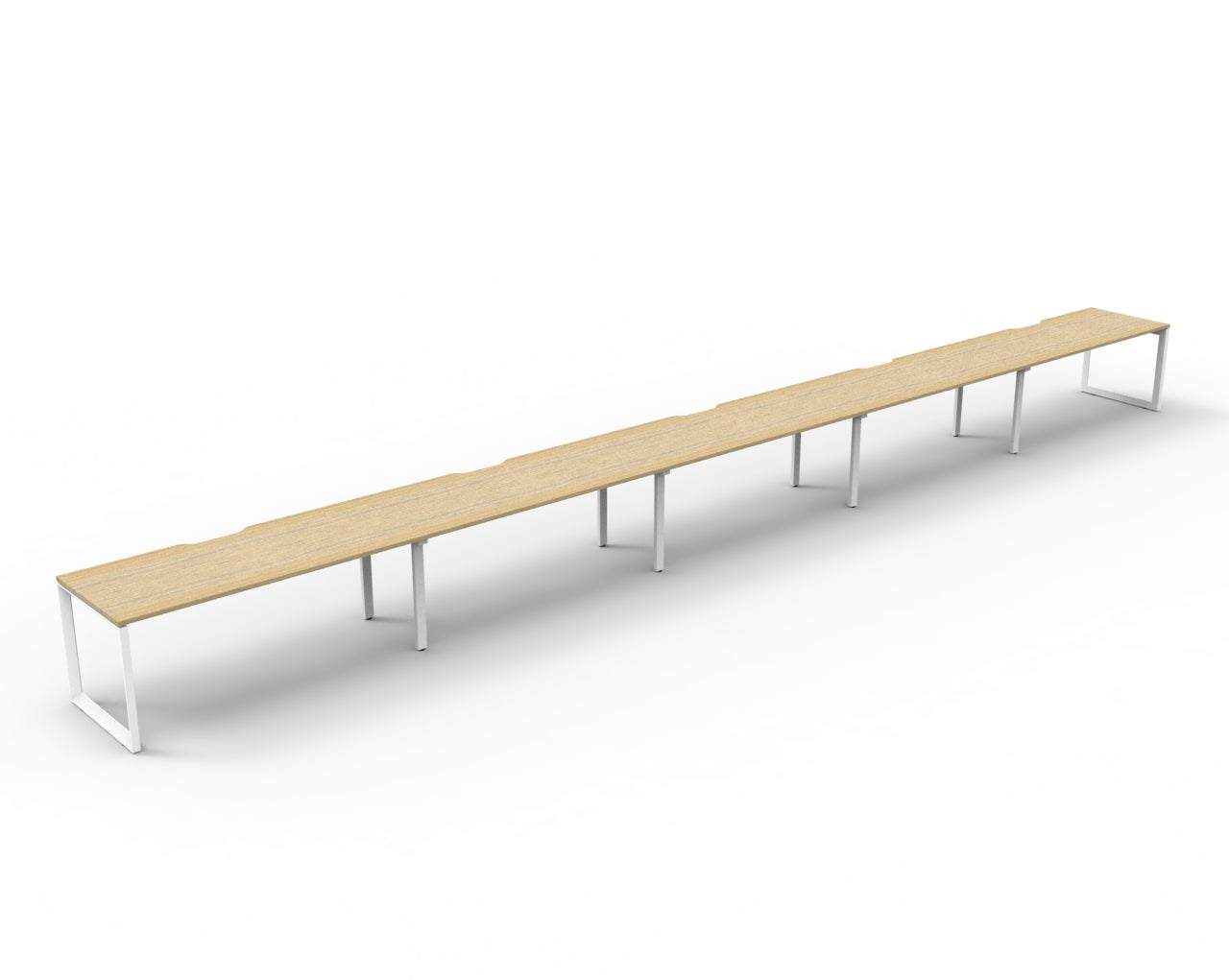 Delux Infinity Single Sided Loop Leg Workstation - POD Of 5