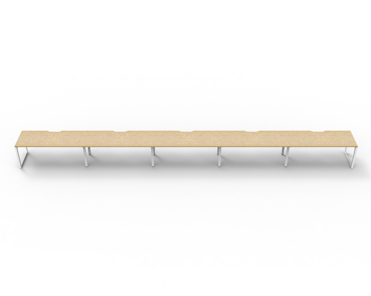 Delux Infinity Single Sided Loop Leg Workstation - POD Of 5