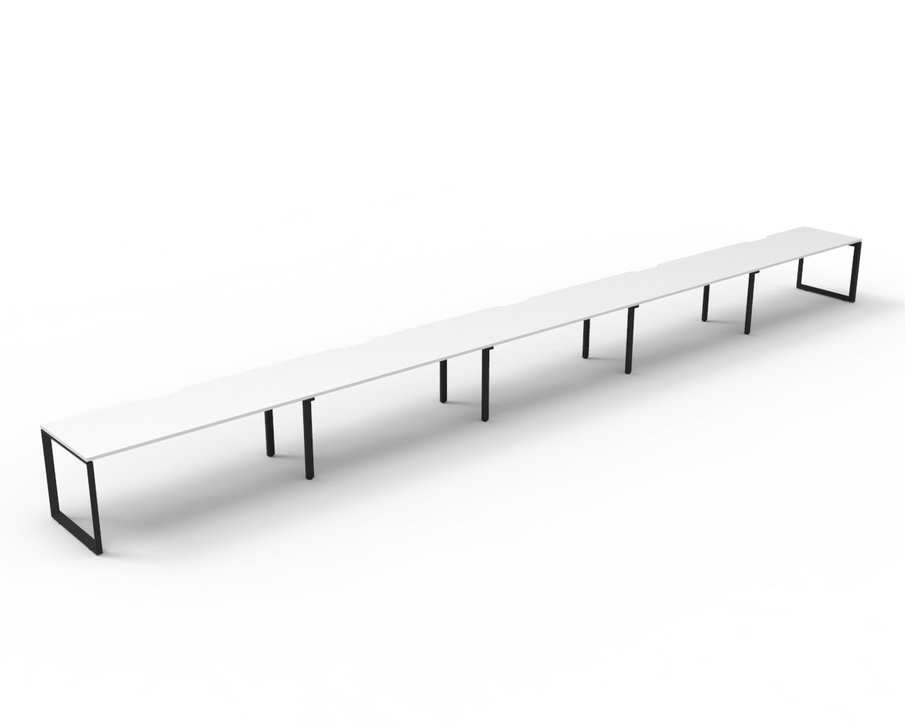 Delux Infinity Single Sided Loop Leg Workstation - POD Of 5