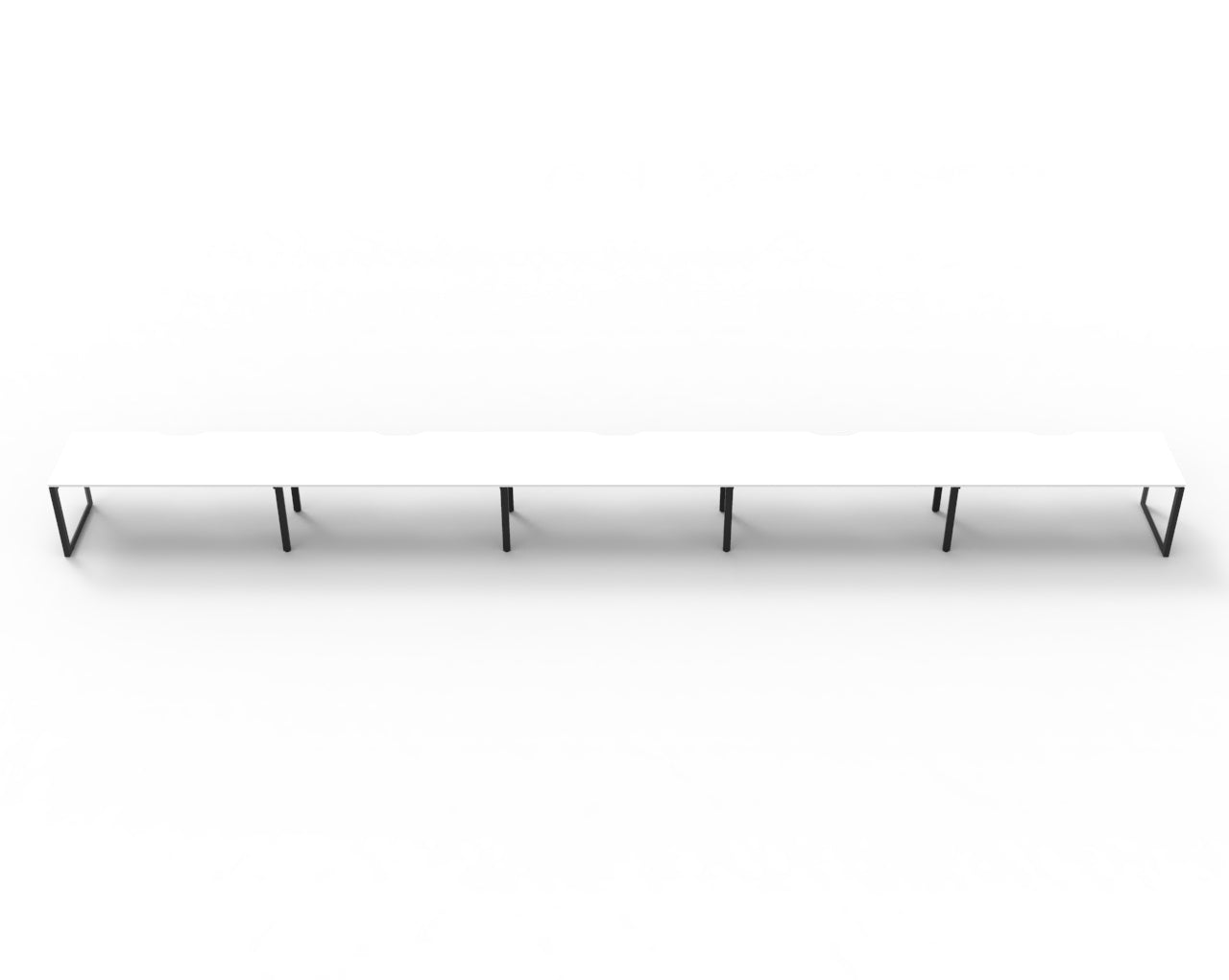 Delux Infinity Single Sided Loop Leg Workstation - POD Of 5