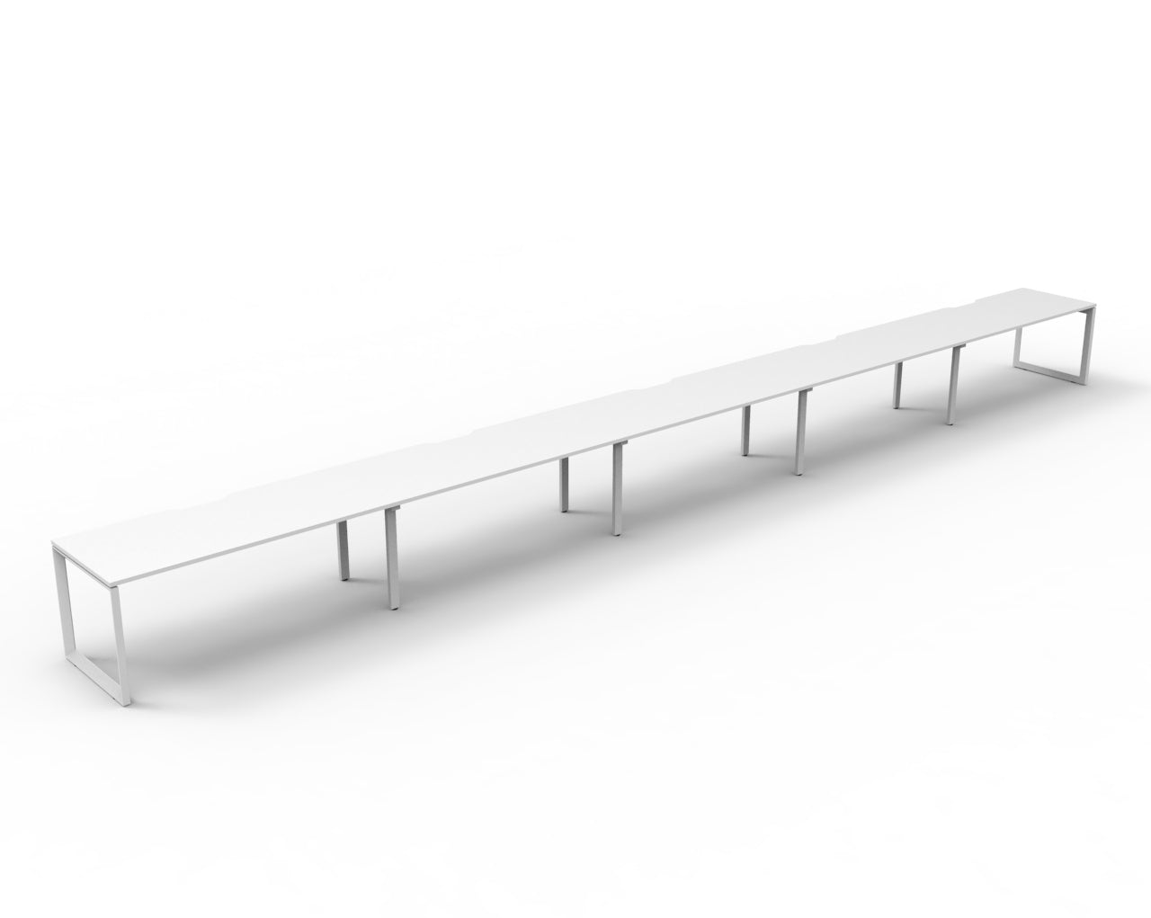 Delux Infinity Single Sided Loop Leg Workstation - POD Of 5