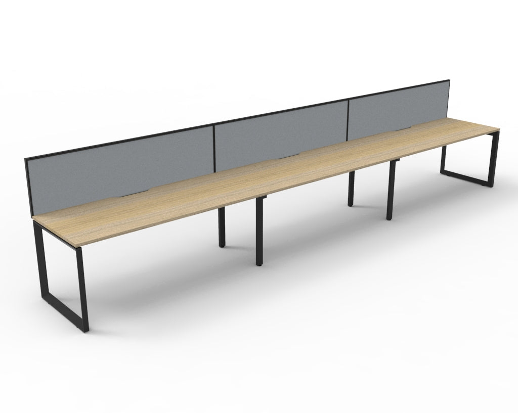 Delux Infinity Single Sided Loop Leg Workstation - POD Of 3