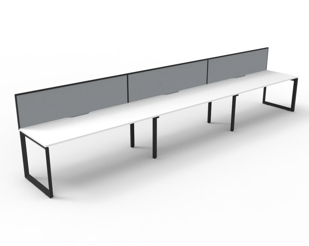 Delux Infinity Single Sided Loop Leg Workstation - POD Of 3