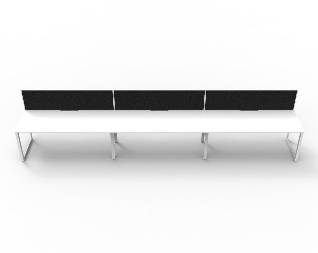 Delux Infinity Single Sided Loop Leg Workstation - POD Of 3