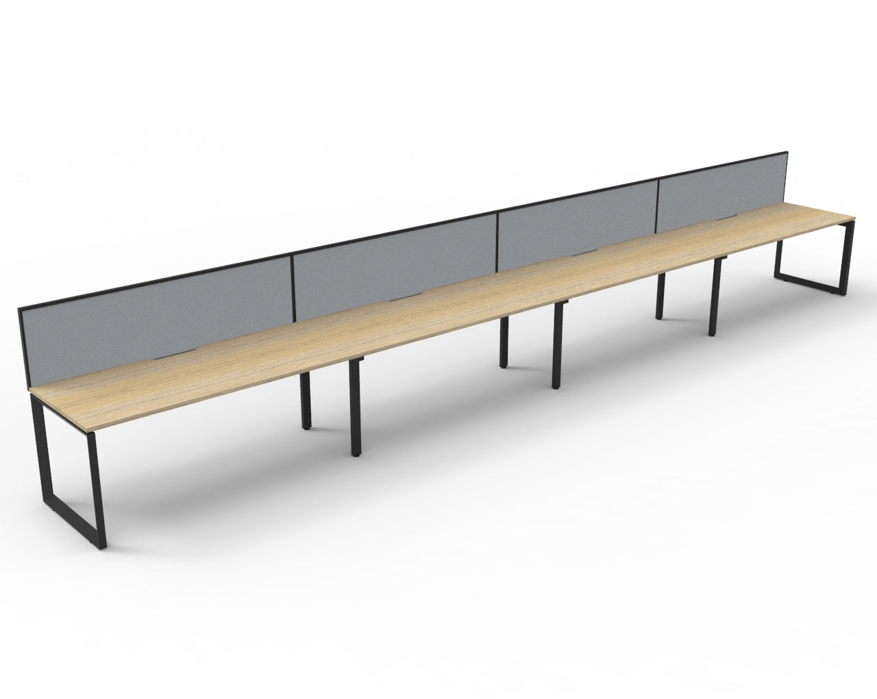 Delux Infinity Single Sided Loop Leg Workstation - POD Of 4