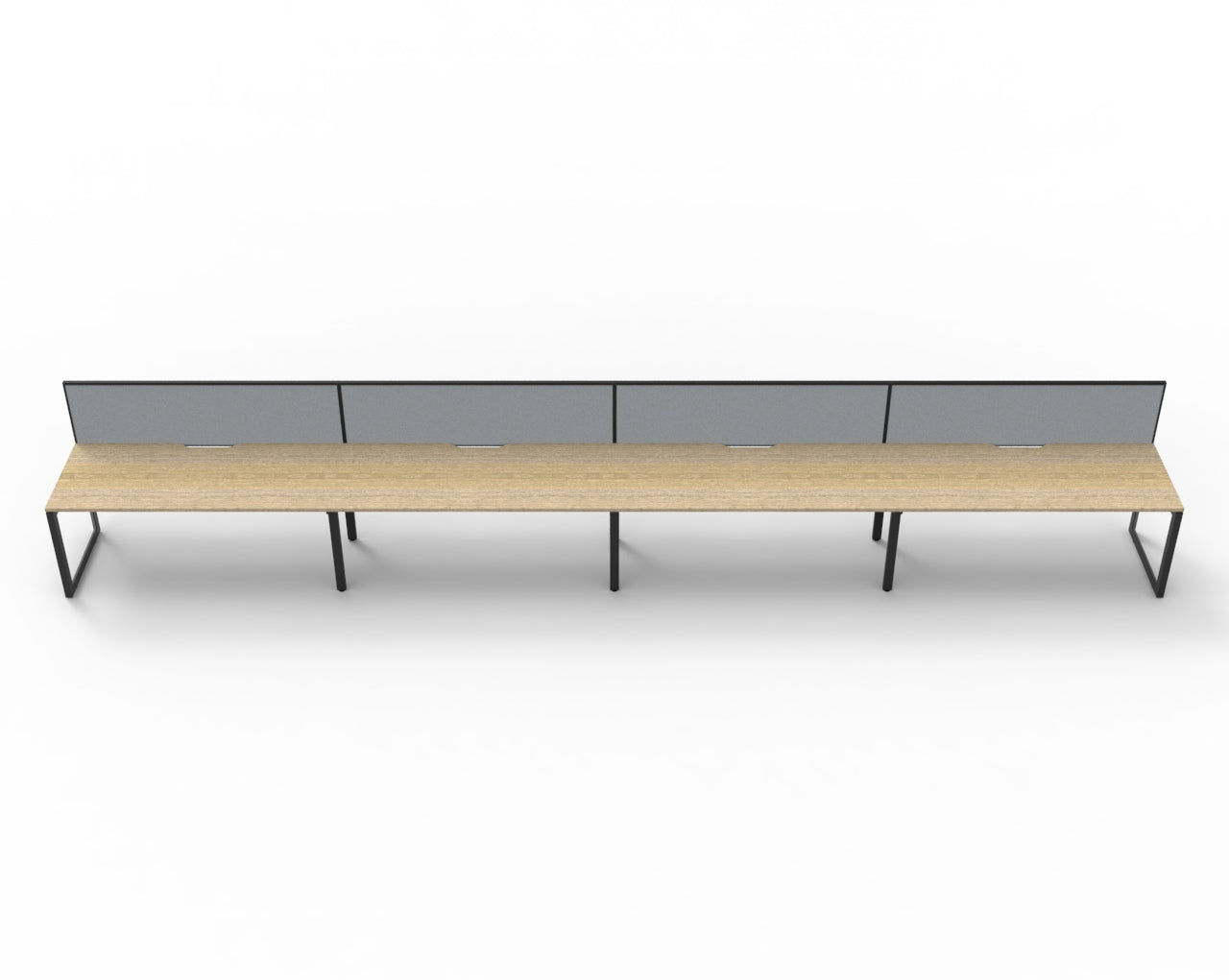 Delux Infinity Single Sided Loop Leg Workstation - POD Of 4