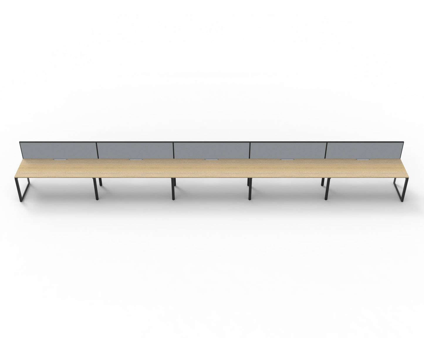 Delux Infinity Single Sided Loop Leg Workstation - POD Of 5
