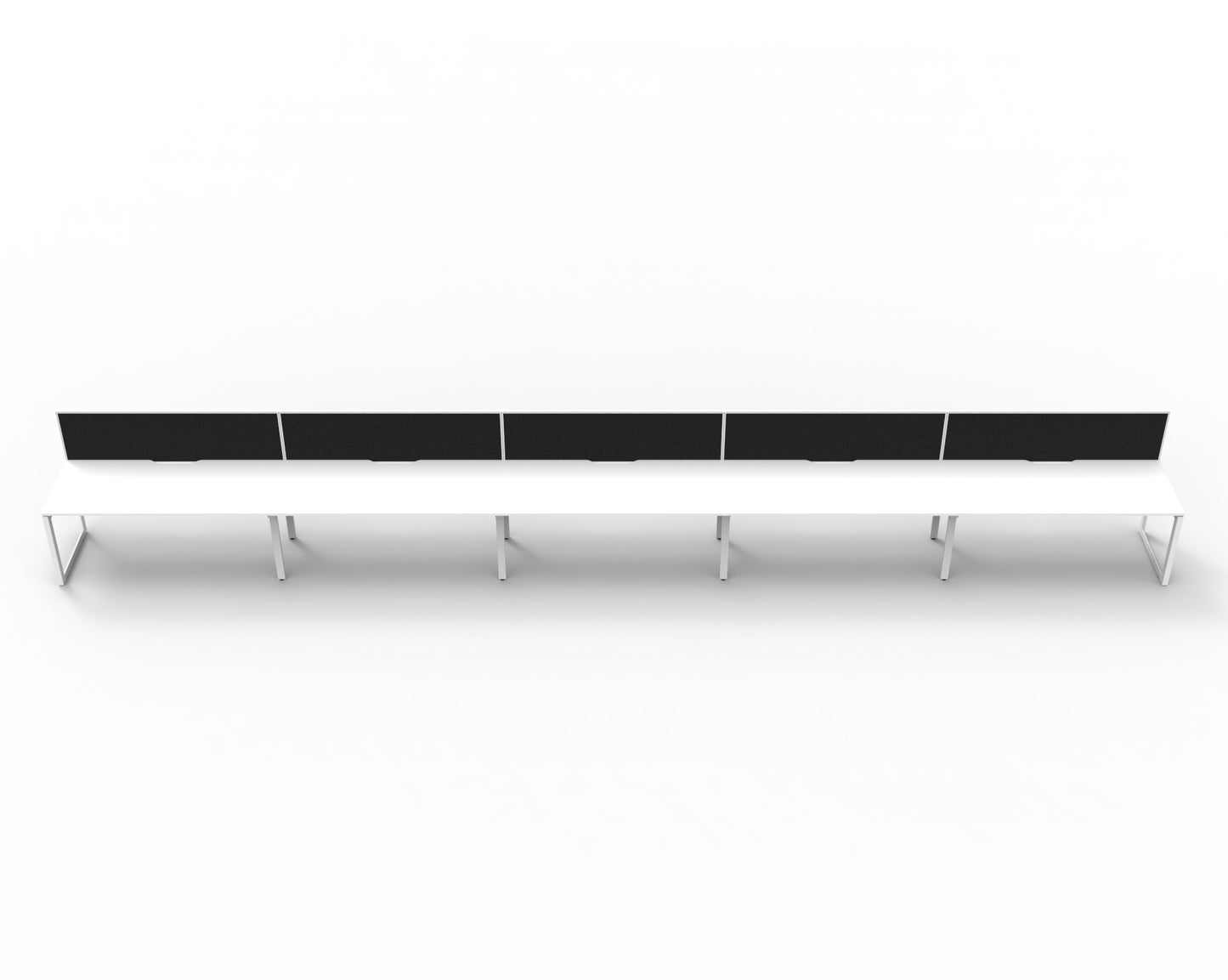 Delux Infinity Single Sided Loop Leg Workstation - POD Of 5
