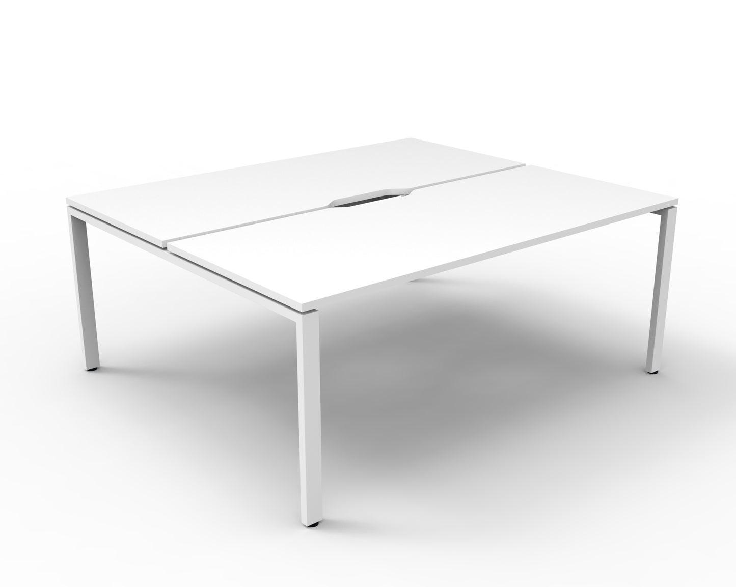 Delux Infinity Back to Back Profile Leg Workstation - POD Of 2