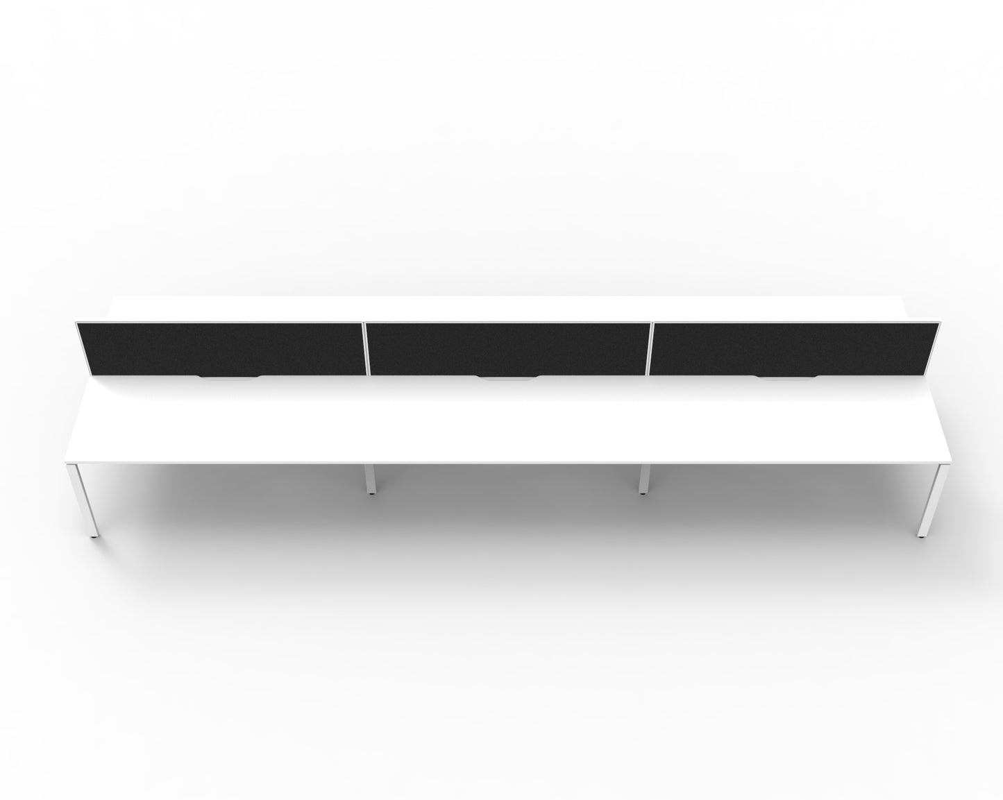 Delux Infinity Back to Back Profile Leg Workstation - POD Of 6