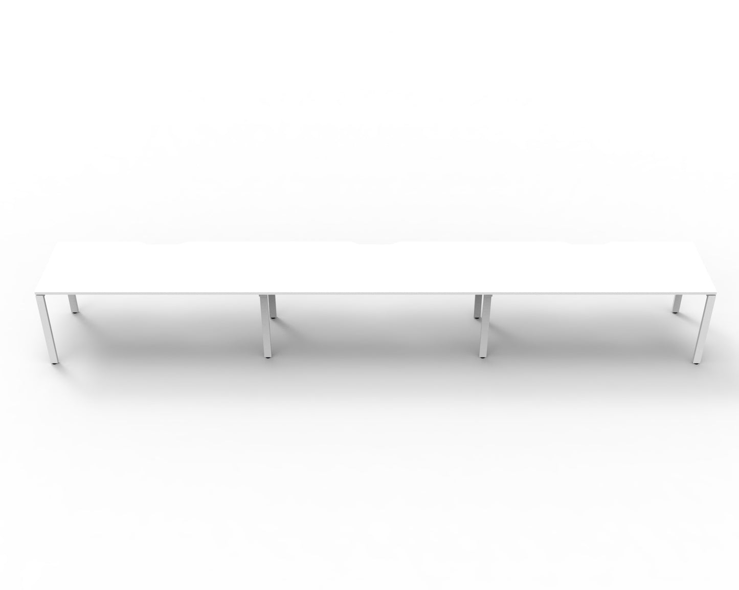 Delux Infinity Single Sided Profile Leg Workstation - POD Of 3