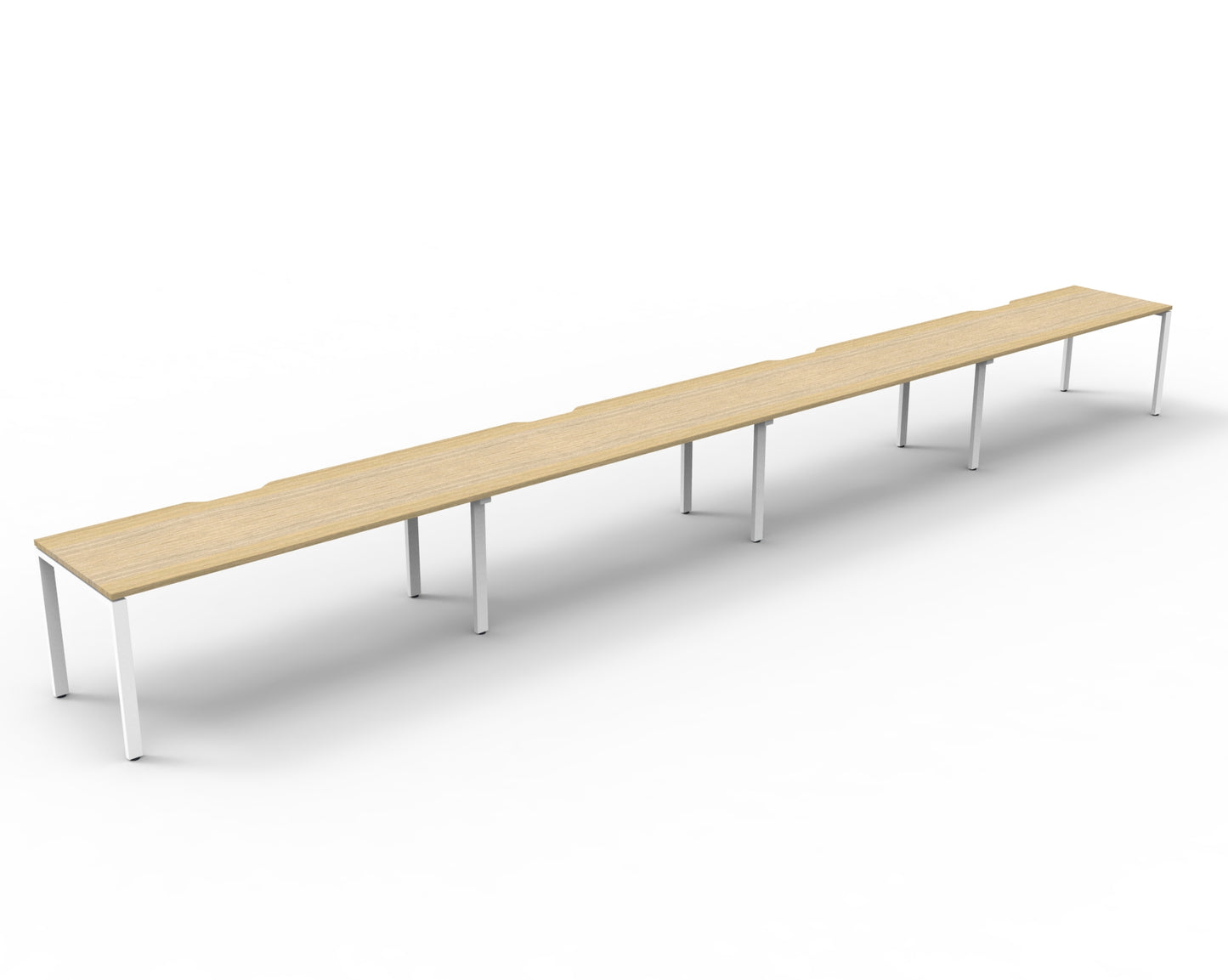 Delux Infinity Single Sided Profile Leg Workstation - POD Of 4