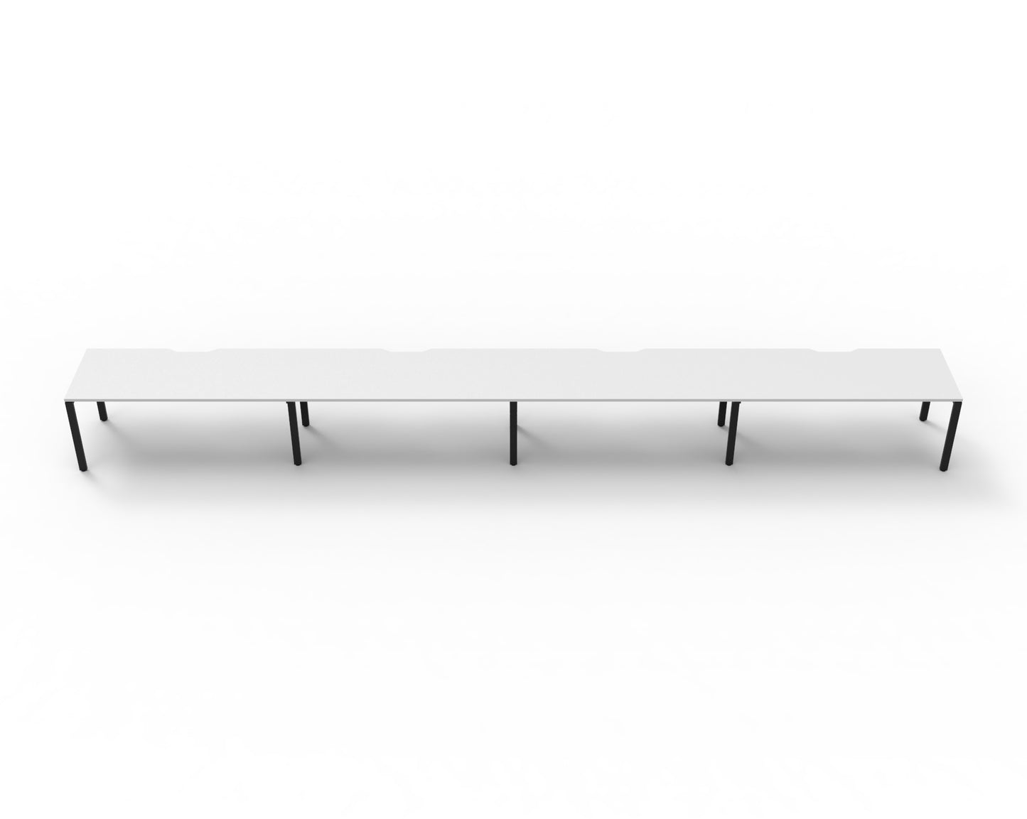 Delux Infinity Single Sided Profile Leg Workstation - POD Of 4