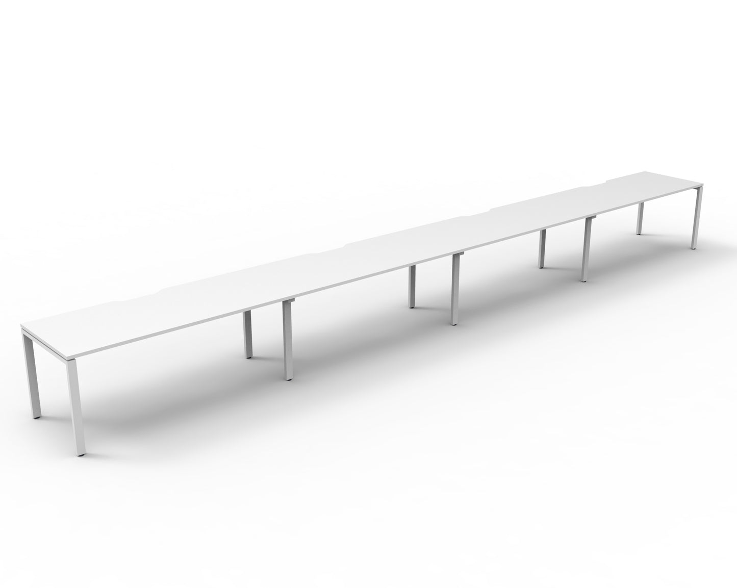 Delux Infinity Single Sided Profile Leg Workstation - POD Of 4