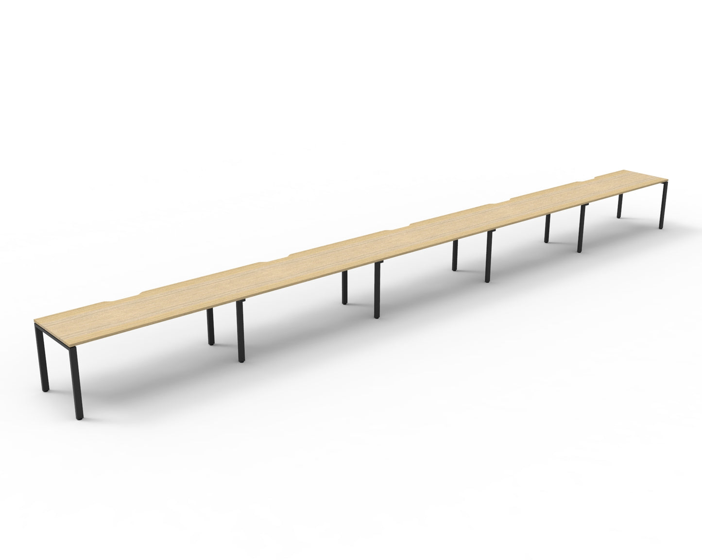 Delux Infinity Single Sided Profile Leg Workstation - POD Of 5
