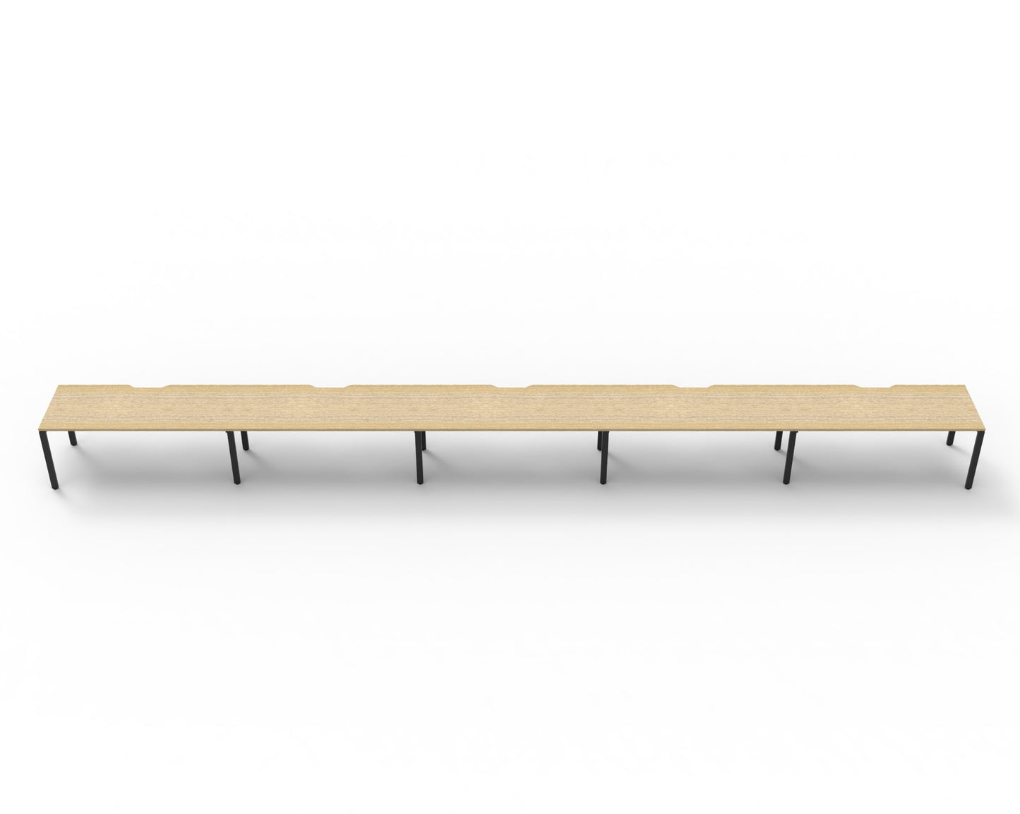 Delux Infinity Single Sided Profile Leg Workstation - POD Of 5