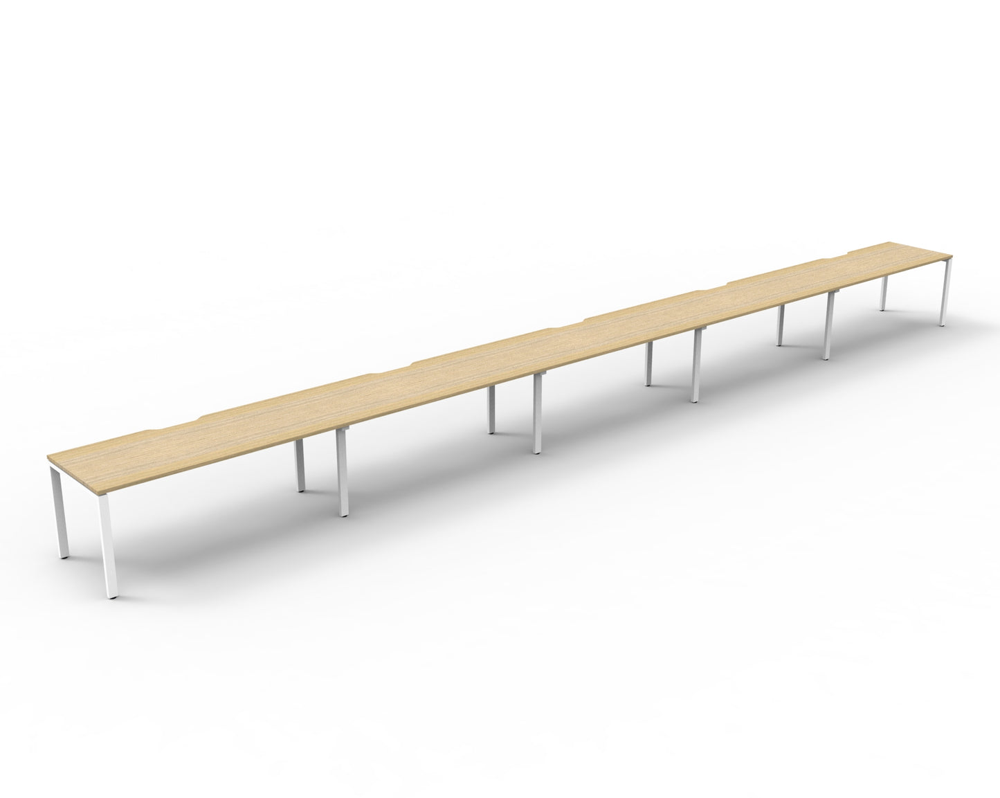 Delux Infinity Single Sided Profile Leg Workstation - POD Of 5
