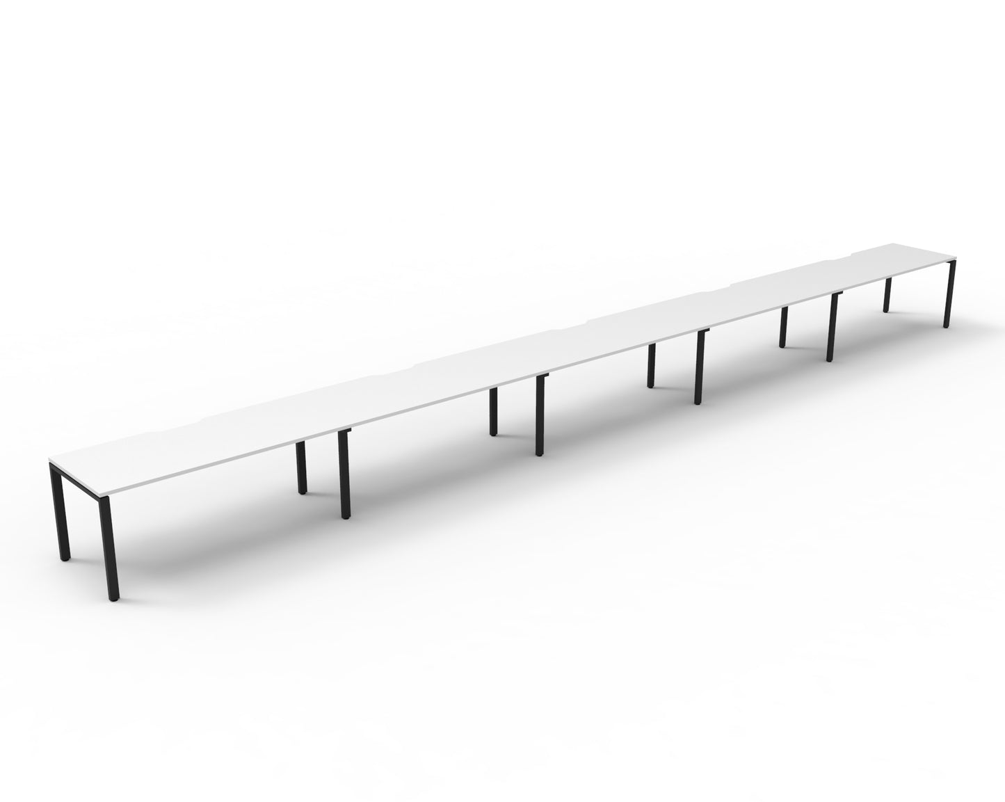 Delux Infinity Single Sided Profile Leg Workstation - POD Of 5