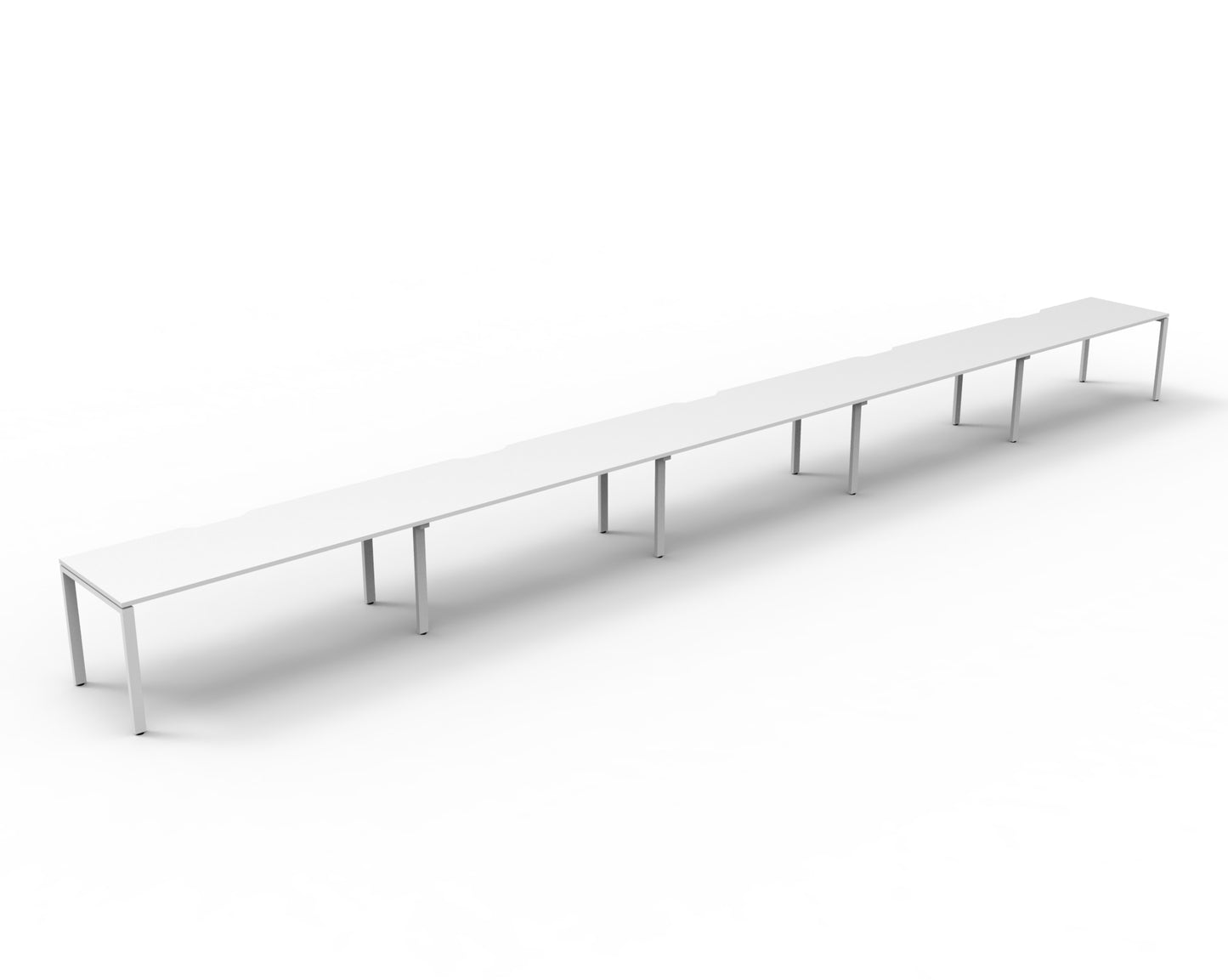 Delux Infinity Single Sided Profile Leg Workstation - POD Of 5