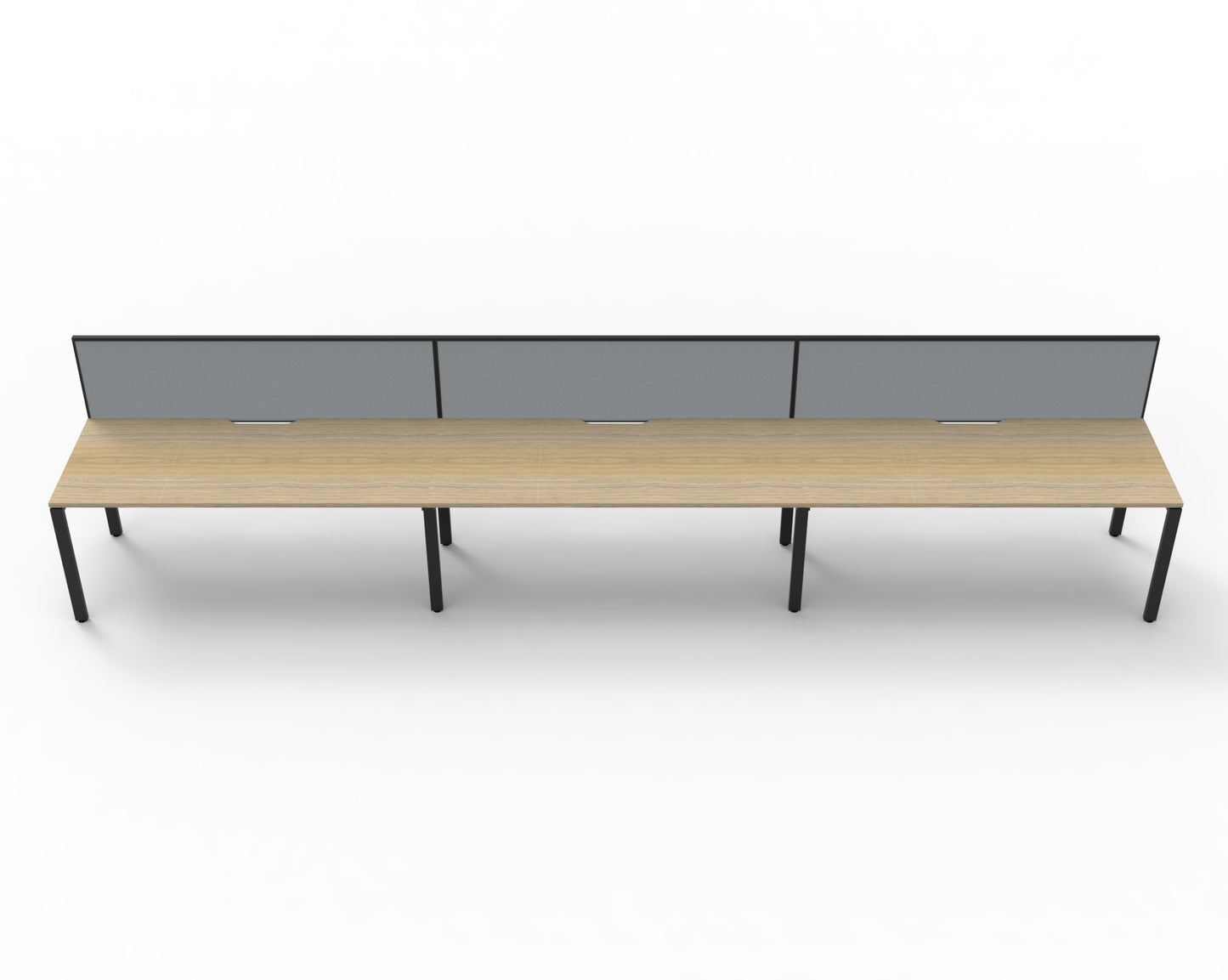 Delux Infinity Single Sided Profile Leg Workstation - POD Of 3