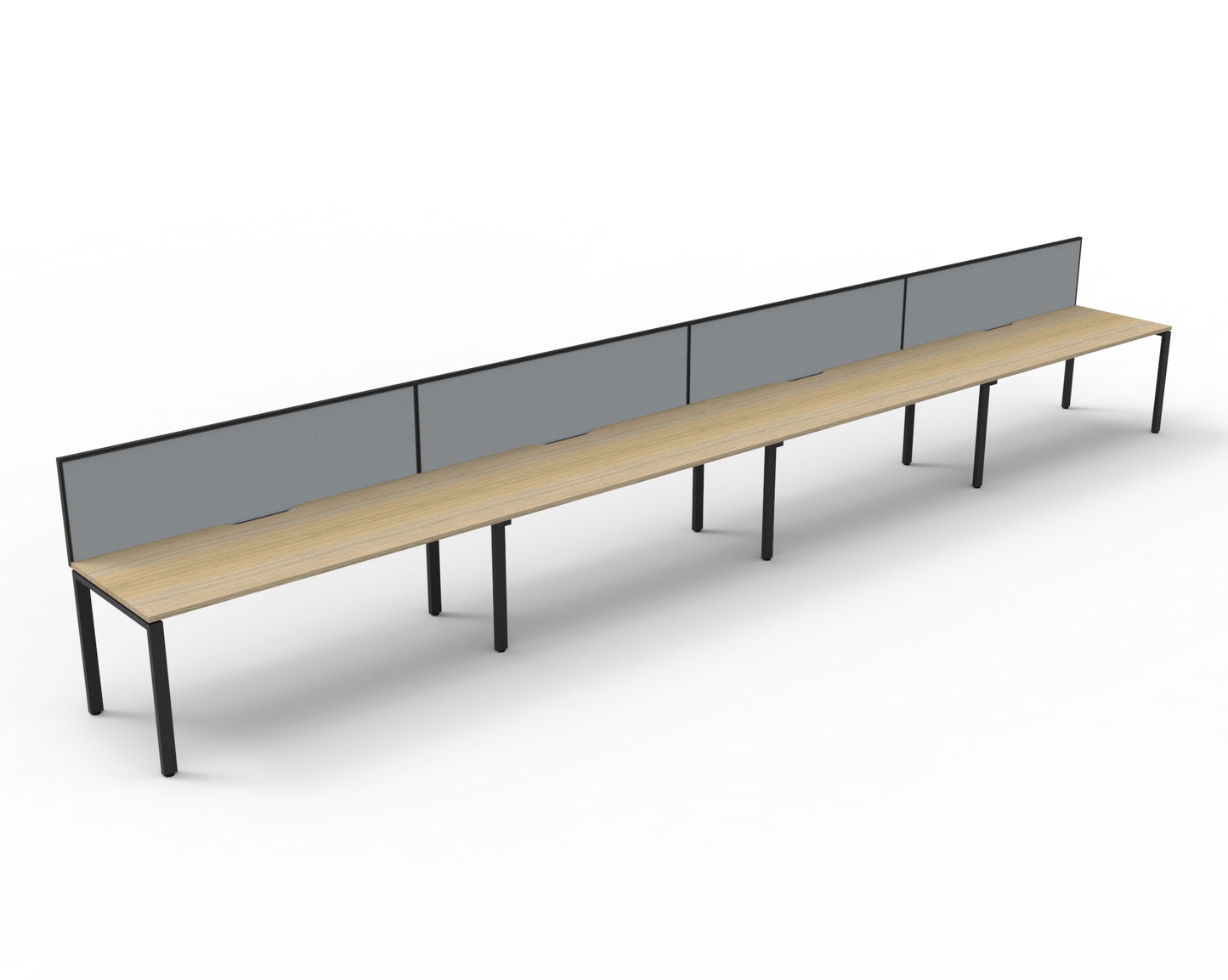 Delux Infinity Single Sided Profile Leg Workstation - POD Of 4
