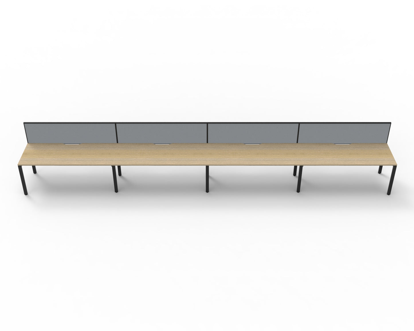 Delux Infinity Single Sided Profile Leg Workstation - POD Of 4