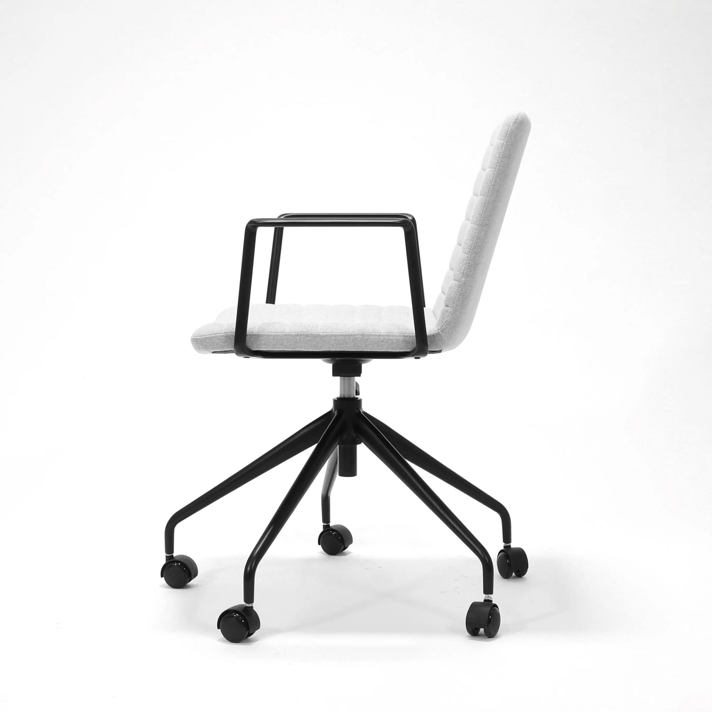 Pixel Swivel 5 Star Base Chair (Light Grey)
