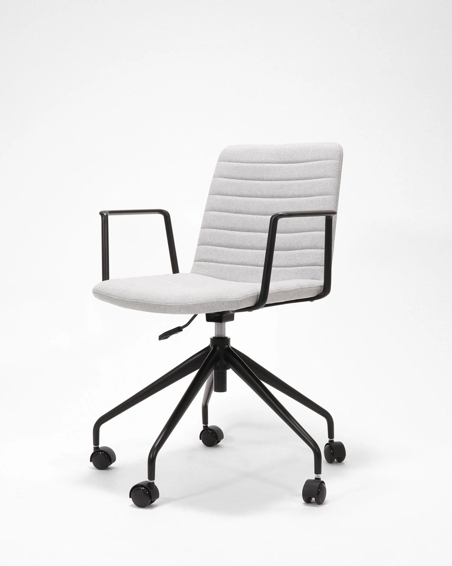 Pixel Swivel 5 Star Base Chair (Light Grey)