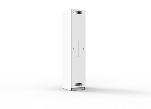 Delux Infinity Melamine Locker - 2 Door Step Door