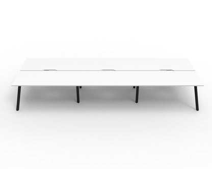 Delux Eternity Back to Back Workstation - POD Of 6